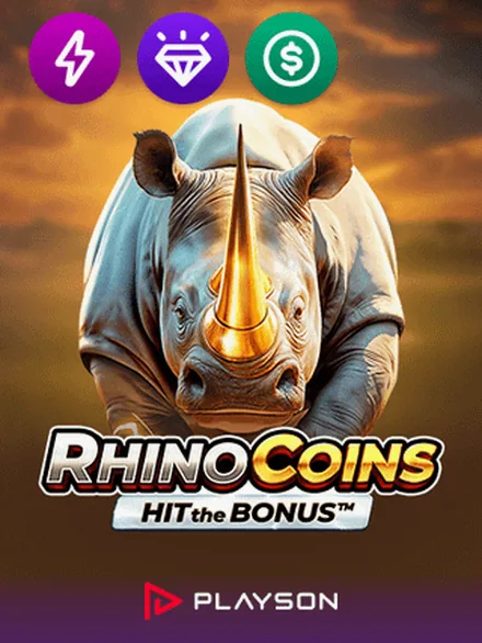 Rhino Coins Hit the Bonus slot by Playson — Mate Slots